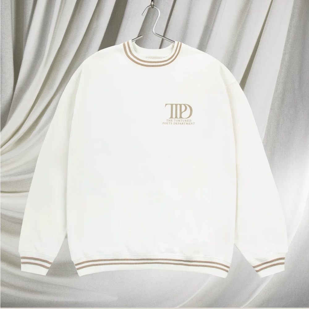 Taylor Swift TORTURED POETS DEPARTMENT CREWNECK SWEATER